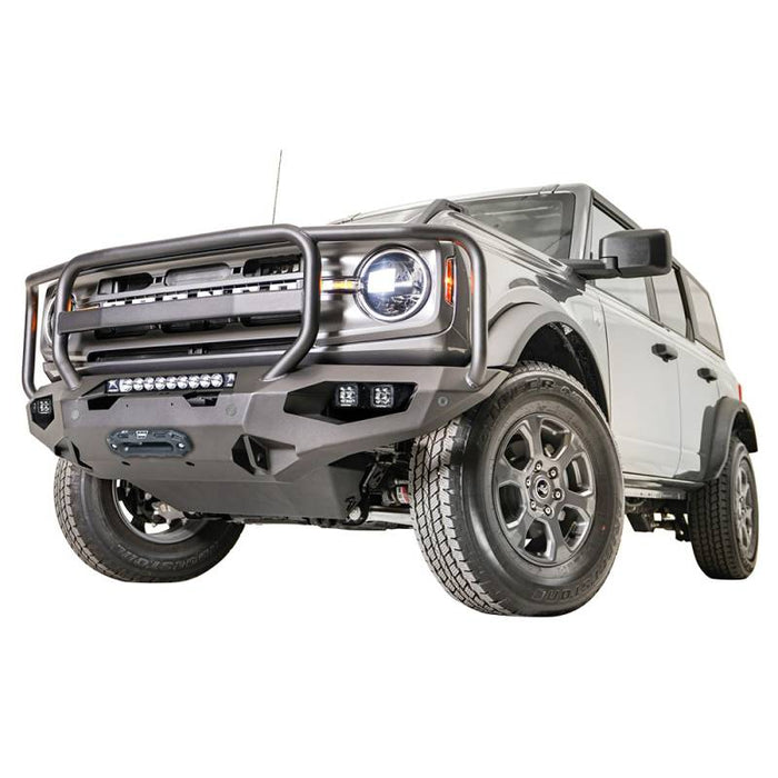 Fab Fours FB21-X5250-1 Matrix Front Bumper w/ Sensor Holes and Full Guard for Ford Bronco 2021-2022