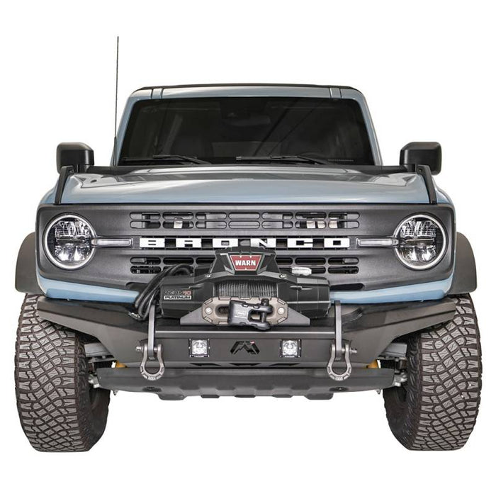 Fab Fours FB21-B5251-1 Stubby Front Winch Bumper w/ No Guard for Ford Bronco 2021-2022