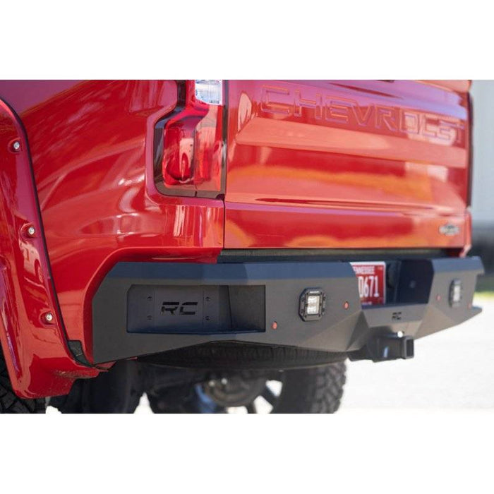 Rough Country 10758 Rear Bumper for Black Series LED Light for Chevy Silverado 1500 2019-2022