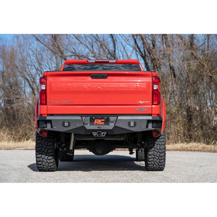 Rough Country 10758 Rear Bumper for Black Series LED Light for Chevy Silverado 1500 2019-2022