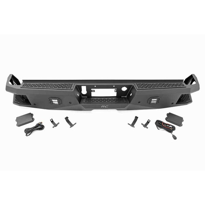 Rough Country 10758 Rear Bumper for Black Series LED Light for Chevy Silverado 1500 2019-2022