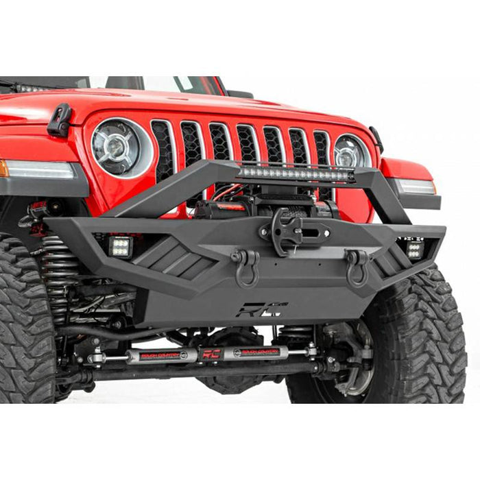 Rough Country 10645A Front Winch Bumper for Jeep Gladiator JT/Wrangler JK/JL 2007-2022