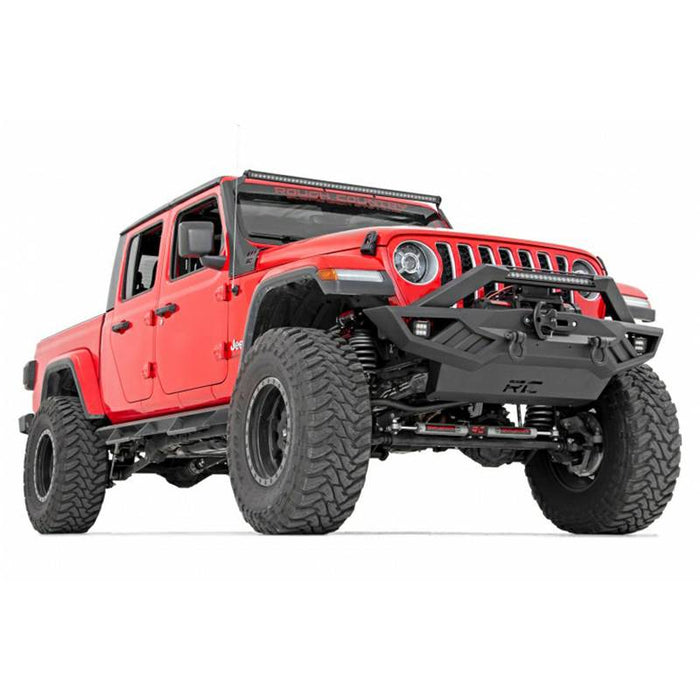 Rough Country 10645A Front Winch Bumper for Jeep Gladiator JT/Wrangler JK/JL 2007-2022