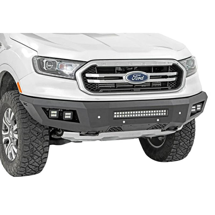 Rough Country 10759 Black Series Front Bumper for Ford Ranger 2019-2022