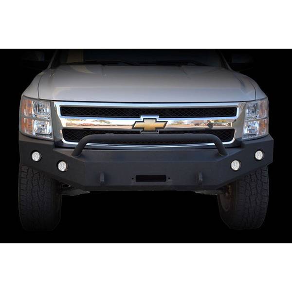 DV8 Offroad FBCS1-01 Winch Front Bumper for Chevy Silverado 1500HD 2007-2013