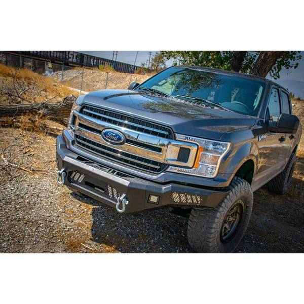 DV8 Offroad FBFF1-08 Winch Front Bumper w/ Light Holes for Ford F150 2018-2020