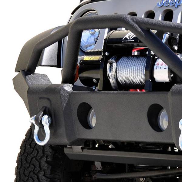 DV8 Offroad FBSHTB-01 Full Length Winch Front Bumper for Jeep Wrangler JK/JL 2007-2022