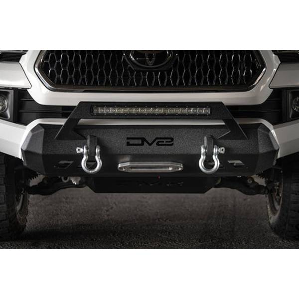 DV8 Offroad FBTT1-05 Winch Center Mount Front Bumper for Toyota Tacoma 2016-2023