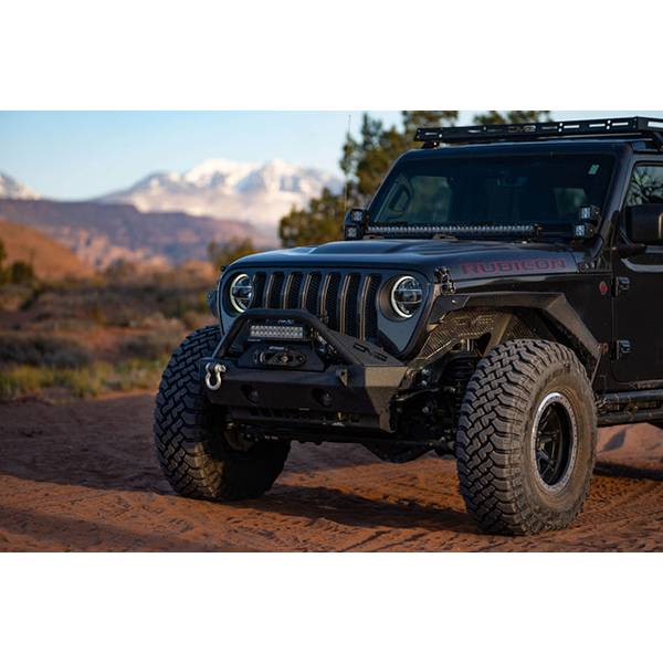 DV8 Offroad FDJL-01 Armor Fenders w/ Vents and Turn Signal for Jeep Wrangler JL 2018-2021