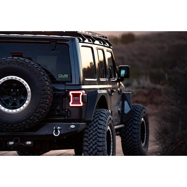 DV8 Offroad FDJL-01 Armor Fenders w/ Vents and Turn Signal for Jeep Wrangler JL 2018-2021