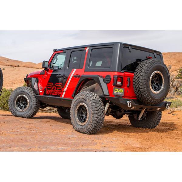DV8 Offroad FDJL-01 Armor Fenders w/ Vents and Turn Signal for Jeep Wrangler JL 2018-2021