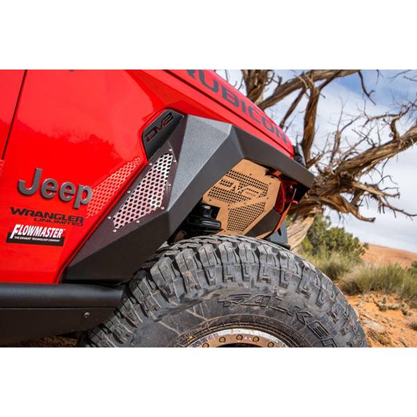 DV8 Offroad FDJL-01 Armor Fenders w/ Vents and Turn Signal for Jeep Wrangler JL 2018-2021