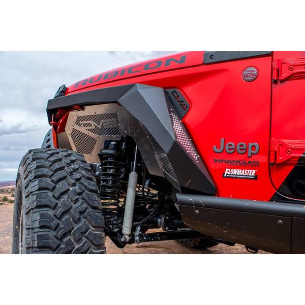 DV8 Offroad FDJL-01 Armor Fenders w/ Vents and Turn Signal for Jeep Wrangler JL 2018-2021