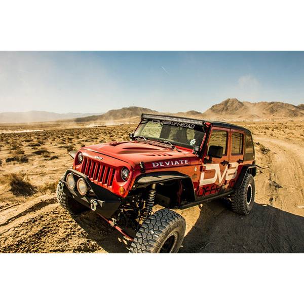 DV8 Offroad FENDB-02 Flat Fenders for Jeep Wrangler JK 2007-2018