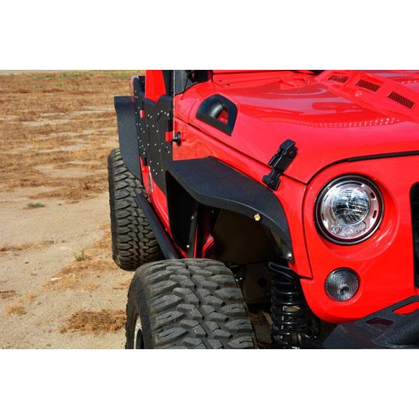 DV8 Offroad FENDB-06 Slim Fenders for Jeep Wrangler JK 2007-2018