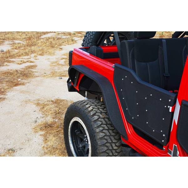 DV8 Offroad FENDB-06 Slim Fenders for Jeep Wrangler JK 2007-2018