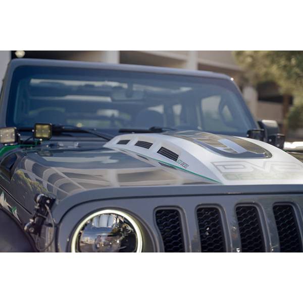 DV8 Offroad HDMBJL-01 Heat Dispersion Hood for Jeep Wrangler JL 2018-2021