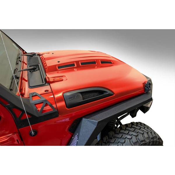 DV8 Offroad HDMBJL-01 Heat Dispersion Hood for Jeep Wrangler JL 2018-2021