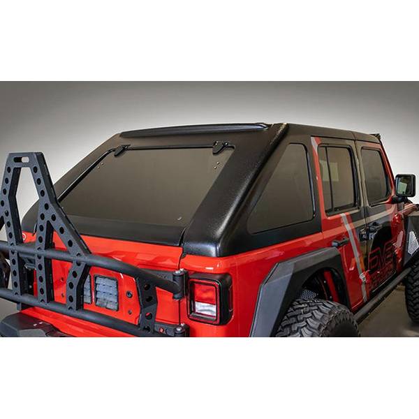 DV8 Offroad HTJL02-B Razor Series Fast Back Hard Top for Jeep Wrangler JL 2018-2021