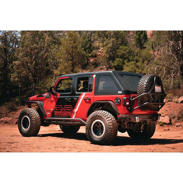 DV8 Offroad HTJLFB-B Fast Back Hard Top for Jeep Wrangler JL 2018-2021