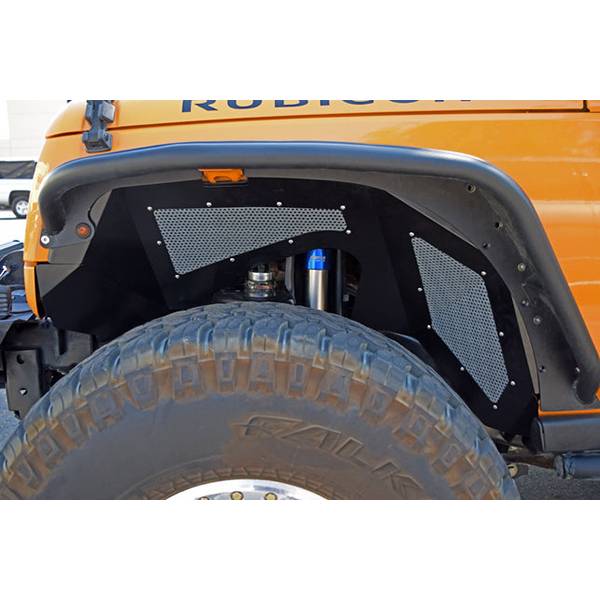 DV8 Offroad INFEND-02FB One Piece Front Inner Fender for Jeep Wrangler JK 2007-2018