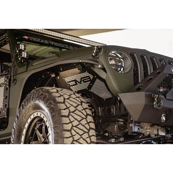 DV8 Offroad INFEND-03FB Front Inner Fender for Jeep Wrangler JL 2018-2019