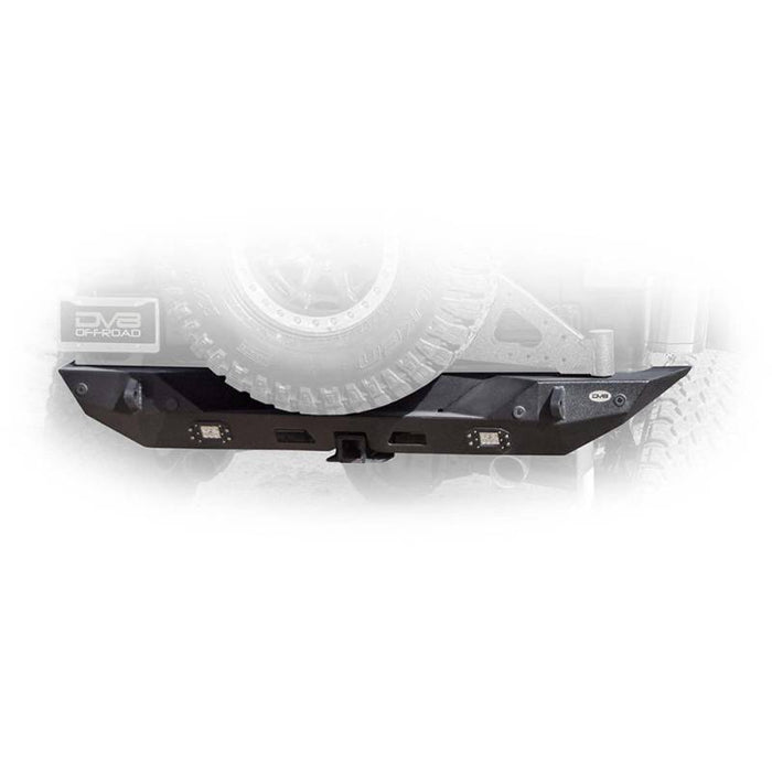 DV8 Offroad RBJL-01 Full Length Rear Bumper w/ Sensor Holes for Jeep Wrangler JL 2018-2022