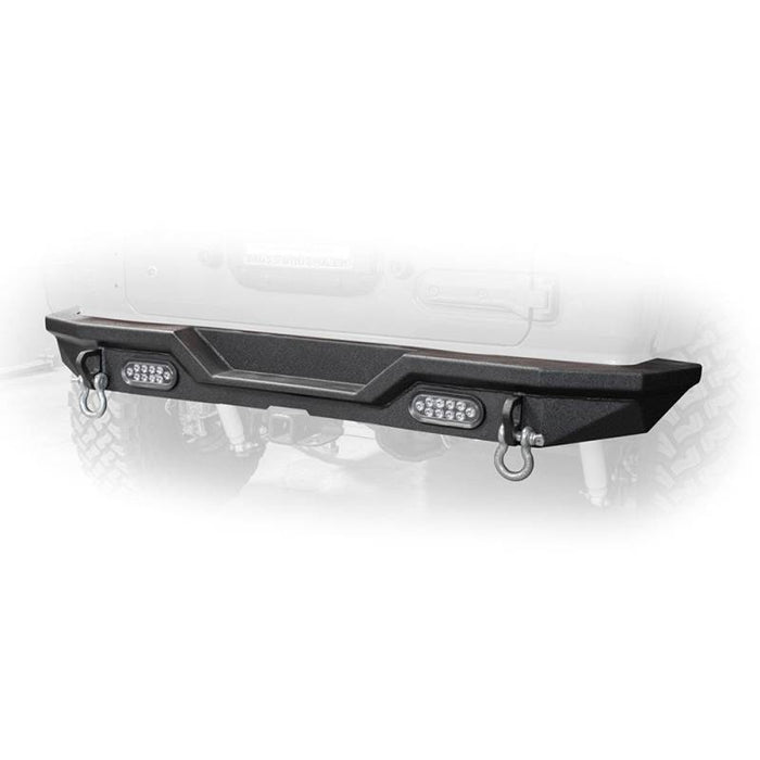 DV8 Offroad RBJL-03 High Clearance Rear Bumper w/ Sensor Holes for Jeep Wrangler JL 2018-2022