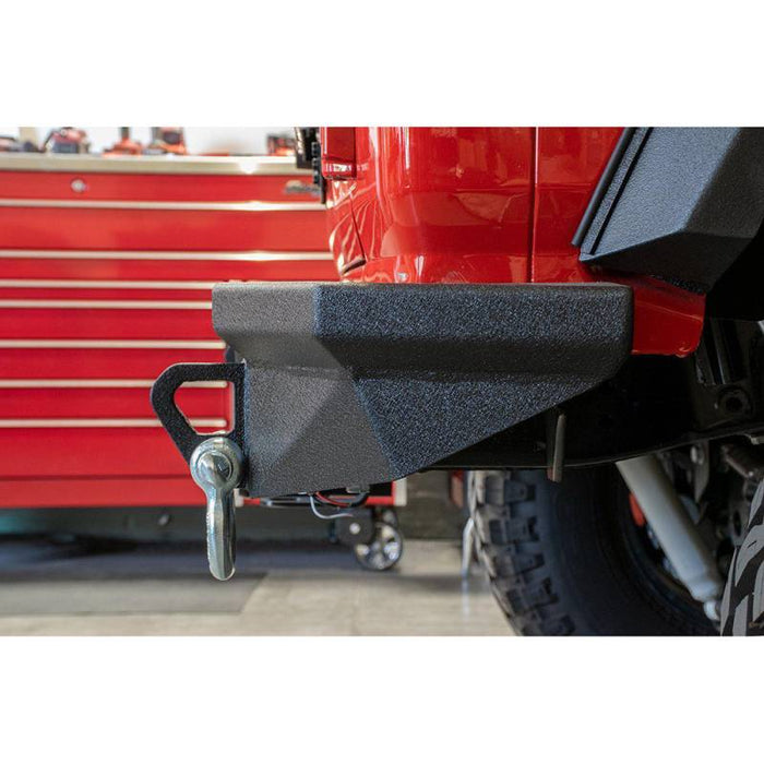 DV8 Offroad RBJL-03 High Clearance Rear Bumper w/ Sensor Holes for Jeep Wrangler JL 2018-2022