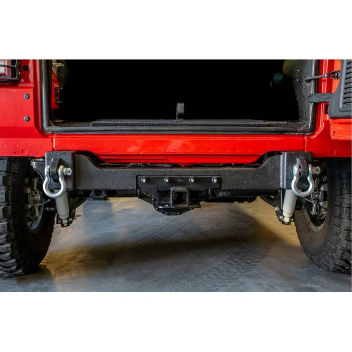 DV8 Offroad RBJL-04 Rear Bumper Crossmember w/ Recovery Shackles for Jeep Wrangler JL 2018-2022