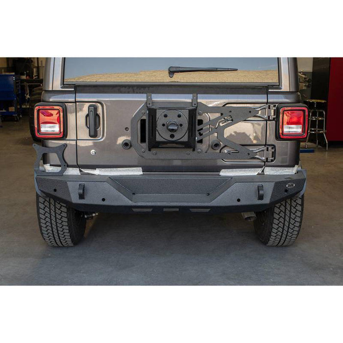 DV8 Offroad RBJL-06 High Clearance Rear Bumper w/ Sensor Holes for Jeep Wrangler JL 2018-2022