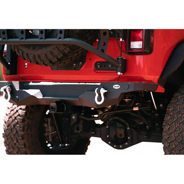 DV8 Offroad RBJL-07 High Clearance Rear Bumper w/ Sensor Holes for Jeep Wrangler JL 2018-2022