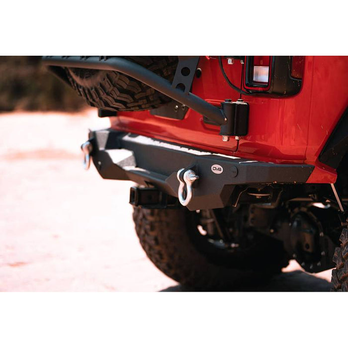 DV8 Offroad RBJL-07 High Clearance Rear Bumper w/ Sensor Holes for Jeep Wrangler JL 2018-2022