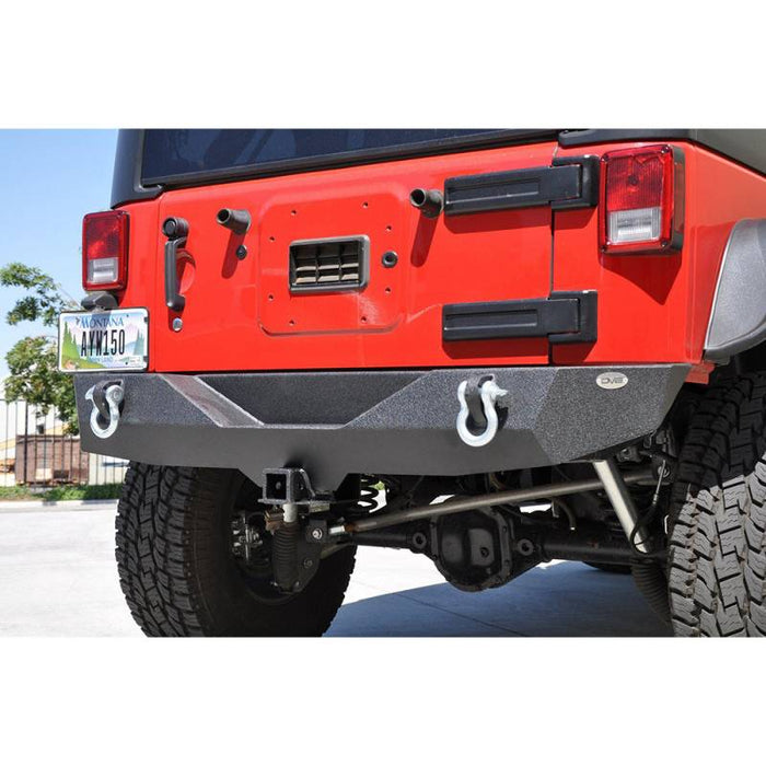 DV8 Offroad RBSTTB-04 Mid Width Rear Bumper for Jeep Wrangler JK 2007-2018