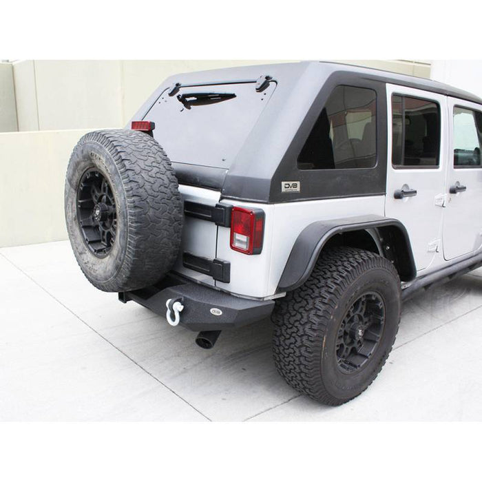 DV8 Offroad RBSTTB-06 Full Length Rear Bumper for Jeep Wrangler JK 2007-2018