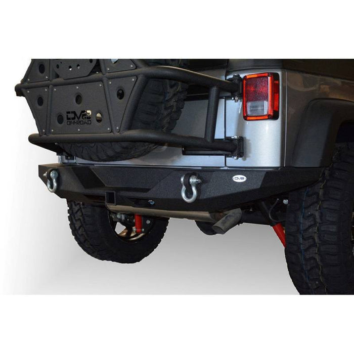 DV8 Offroad RBSTTB-09 Full Length Rear Bumper for Jeep Wrangler JK 2007-2018