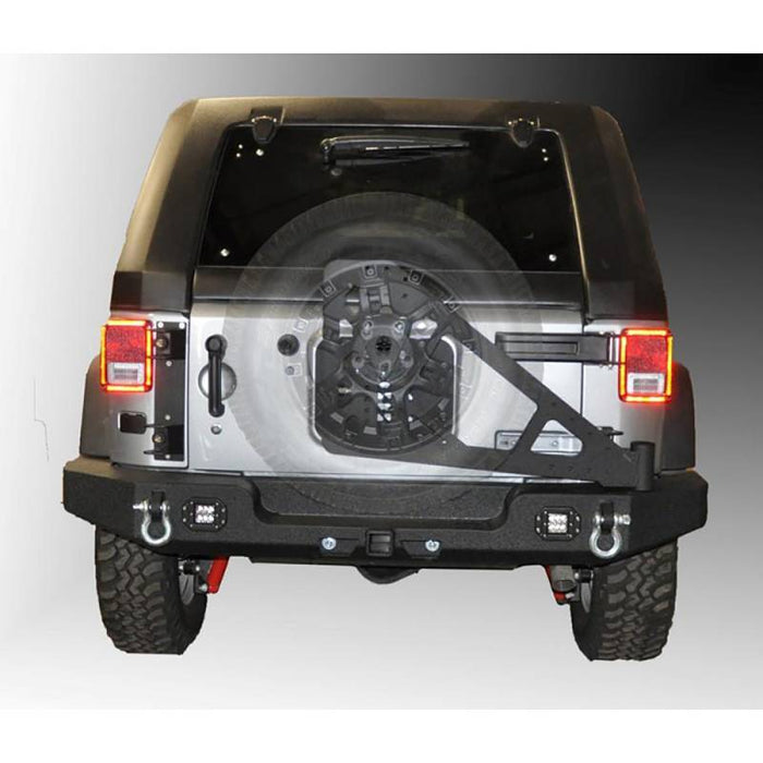 DV8 Offroad RBSTTB-11 Rear Bumper for Jeep Wrangler JK 2007-2018