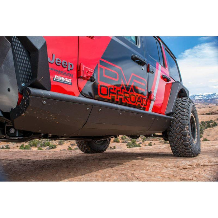 DV8 Offroad SRJL-01 Boatside Sliders for Jeep Wrangler JL 2018-2019