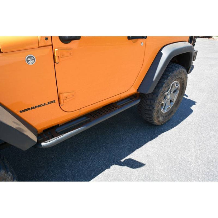 DV8 Offroad SRSOTB-02 Rock Slider Steps for Jeep Wrangler JK 2007-2018