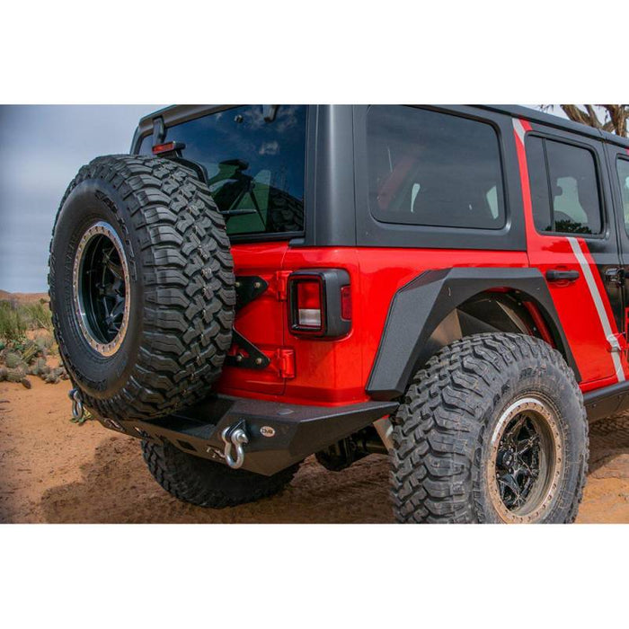 DV8 Offroad TCJL-01 Tailgate Mounted Tire Carrier for Jeep Wrangler JL 2018-2021