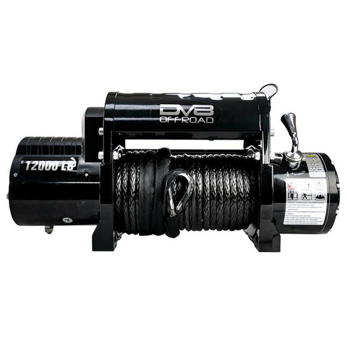 DV8 Offroad WB12SR Winch w/ Synthetic Line and Wireless Remote