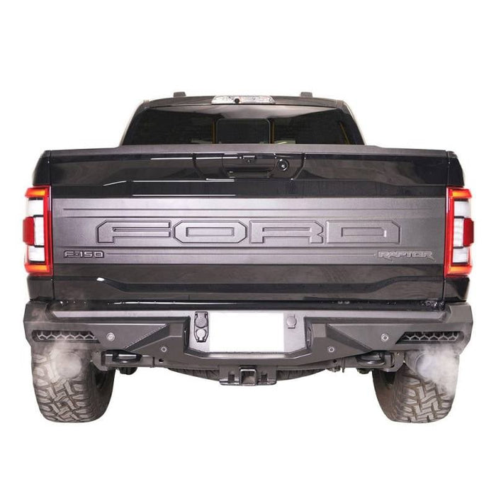 Fab Fours FR21-E5351-1 Vengeance Rear Replacement Bumper w/ Sensor Holes for Ford Raptor 2021-2022