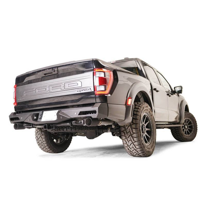 Fab Fours FR21-E5351-1 Vengeance Rear Replacement Bumper w/ Sensor Holes for Ford Raptor 2021-2022