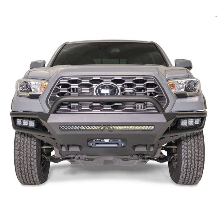 Fab Fours TB16-02-1 Ultra Light Hybrid Front Winch Bumper w/ Pre-Runner Guard for Toyota Tacoma 2016-2023