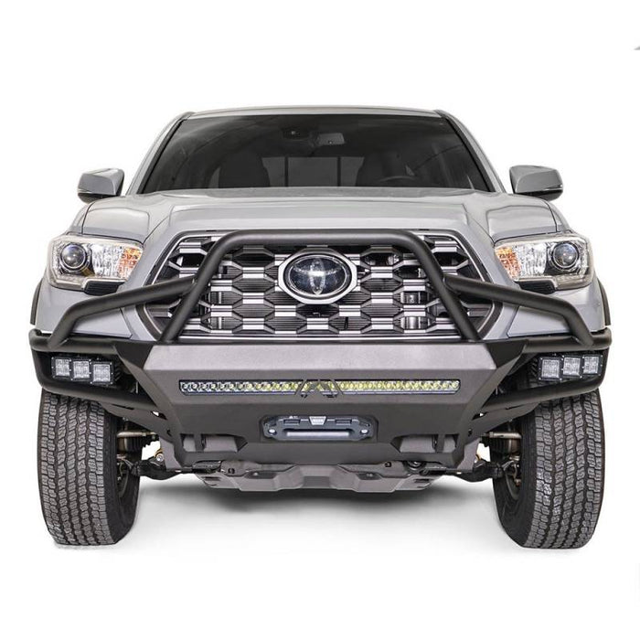 Fab Fours TB16-03-1 Ultra Light Hybrid Front Winch Bumper w/ High Guard for Toyota Tacoma 2016-2023