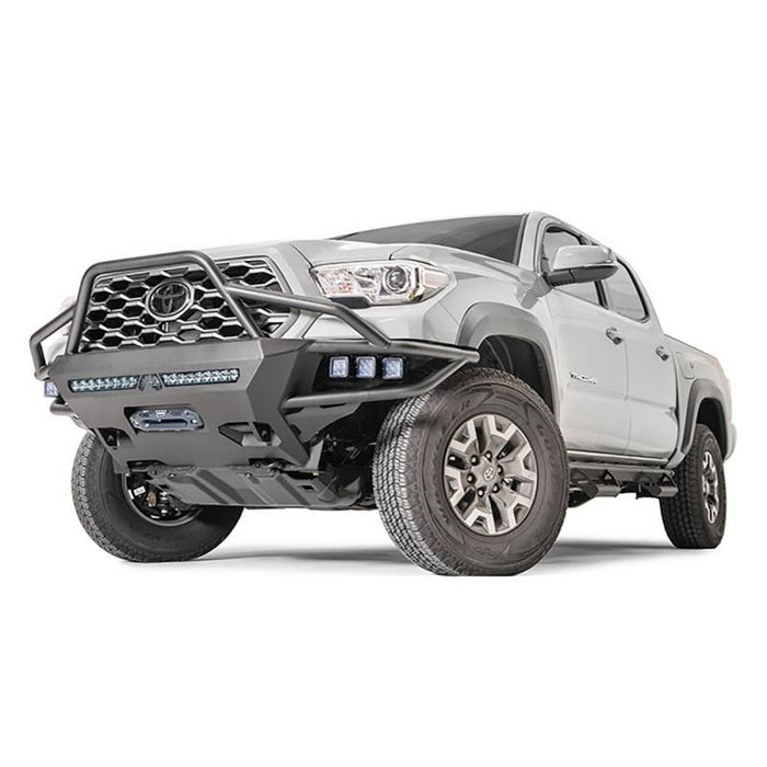 Fab Fours TB16-03-1 Ultra Light Hybrid Front Winch Bumper w/ High Guard for Toyota Tacoma 2016-2023