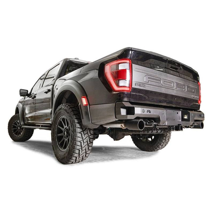 Fab Fours FR21-W5351-1 Premium Rear Replacement Bumper w/ Sensor Holes for Ford Raptor 2021