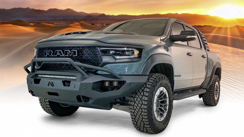 Fab Fours DX21-X5552-1 Matrix Front Bumper w/ Pre-Runner Guard for Dodge Ram 1500 TRX 2021