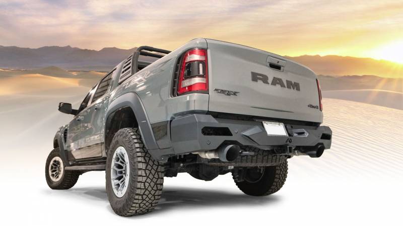 Fab Fours DX21-E4551-1 Vengeance Rear Bumper for Dodge Ram 1500 2021-2022