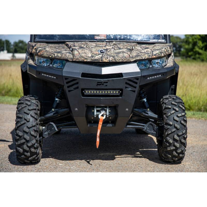 Rough Country 97068 Front Bumper w/ 6" LED Lights for Can-Am Defender 2016-2022